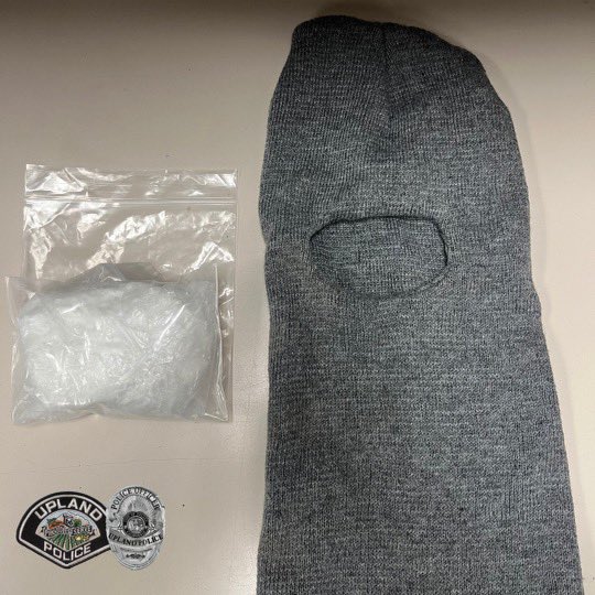 UplandPD's tweet photo. On 11/09/23, we stopped a tan Chevy Tahoe associated to several burglaries and grand thefts in Upland and nearby cities. Officers located stolen property, burglary tools, and a quarter pound of methamphetamine. 3 were arrested for various felonies and warrants. #UPD_ProudToServe https://t.co/8XTAYUxoN4