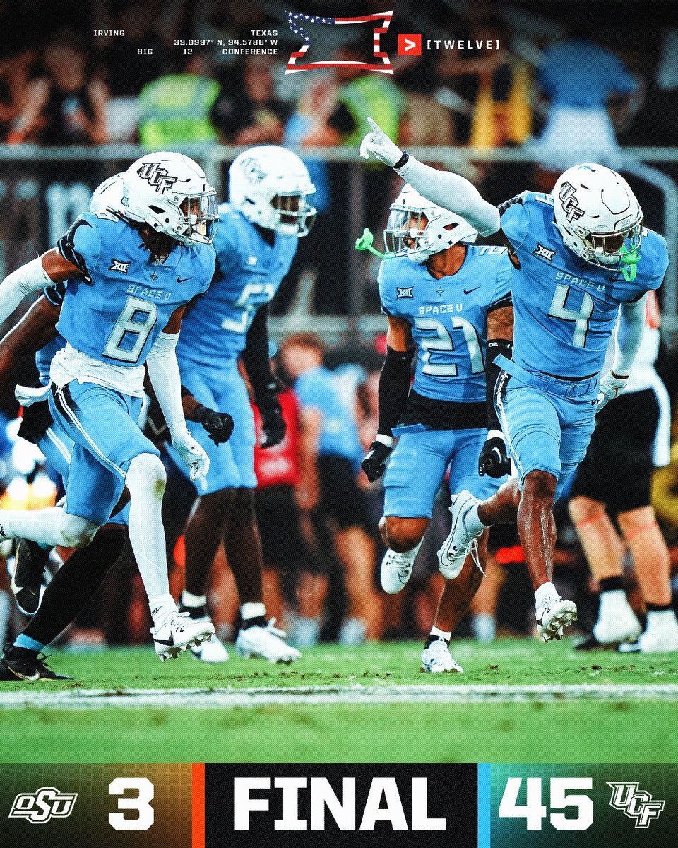 Big12Conference's tweet image. Good Knight from Space U ⚔️