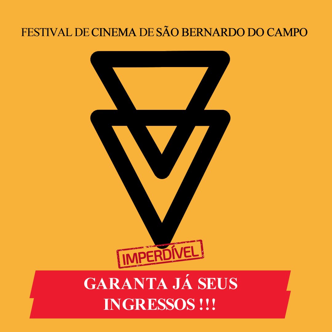 LigiaHelena's tweet photo. ⚠️ ATENÇÃO ⚠️
Já estão disponíveis os ingressos e a programação do 1° Festival de cinema de São Bernardo do Campo. https://t.co/dRJRiOKo8g