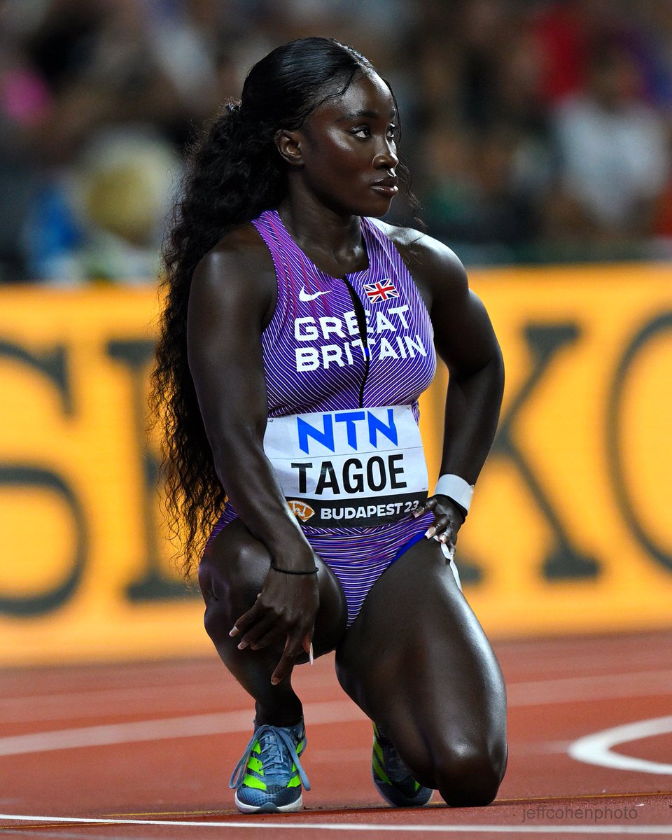Annie Tagoe , 🇬🇧, 4x100m relay. Budapest World Championships 2023. . .@AnnieTagoe 📸 @jeffcohenphoto