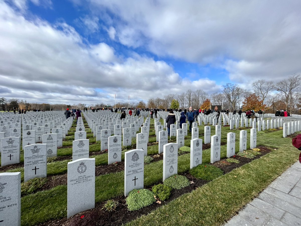 CarlaMacGregor2's tweet photo. The OCSB Children’s Choir had the privilege of singing at today’s Remembrance Day service at the National Military Cemetery at Beechwood. #ocsb #RememberanceDay2023 #OCSBarts https://t.co/uv7l4Bj4NY