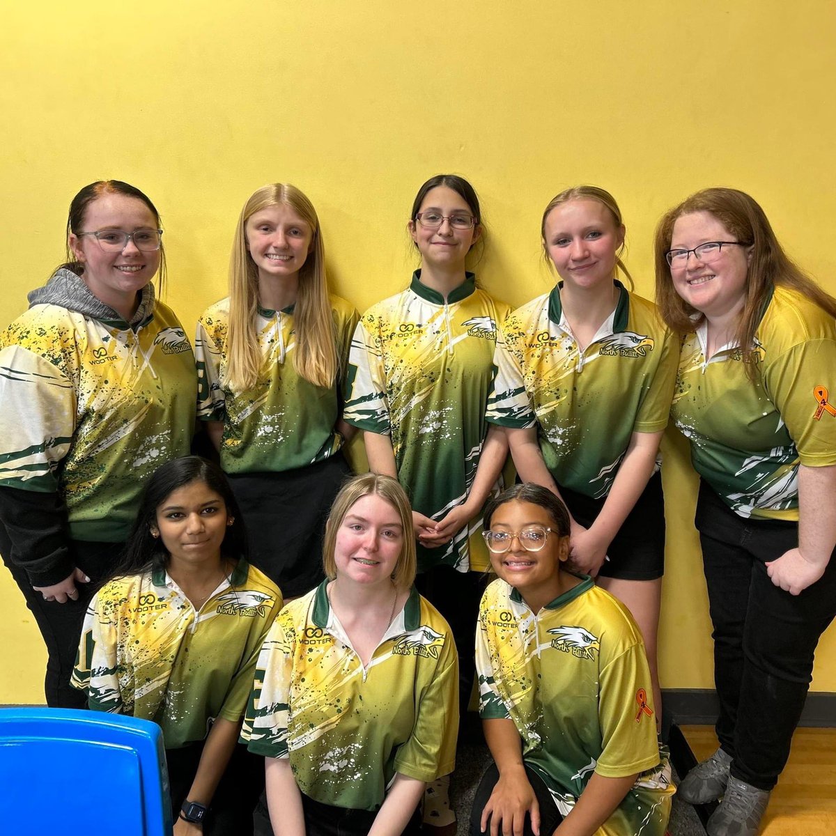 NBBowling's tweet photo. Congratulations to the Lady Eagles for advancing to the semifinals of the St. X Kick Off Tournament today. Sophomore Peggy Lynch was named to the all-tournament team! @NBathletics1 https://t.co/7iHXLGUxd9