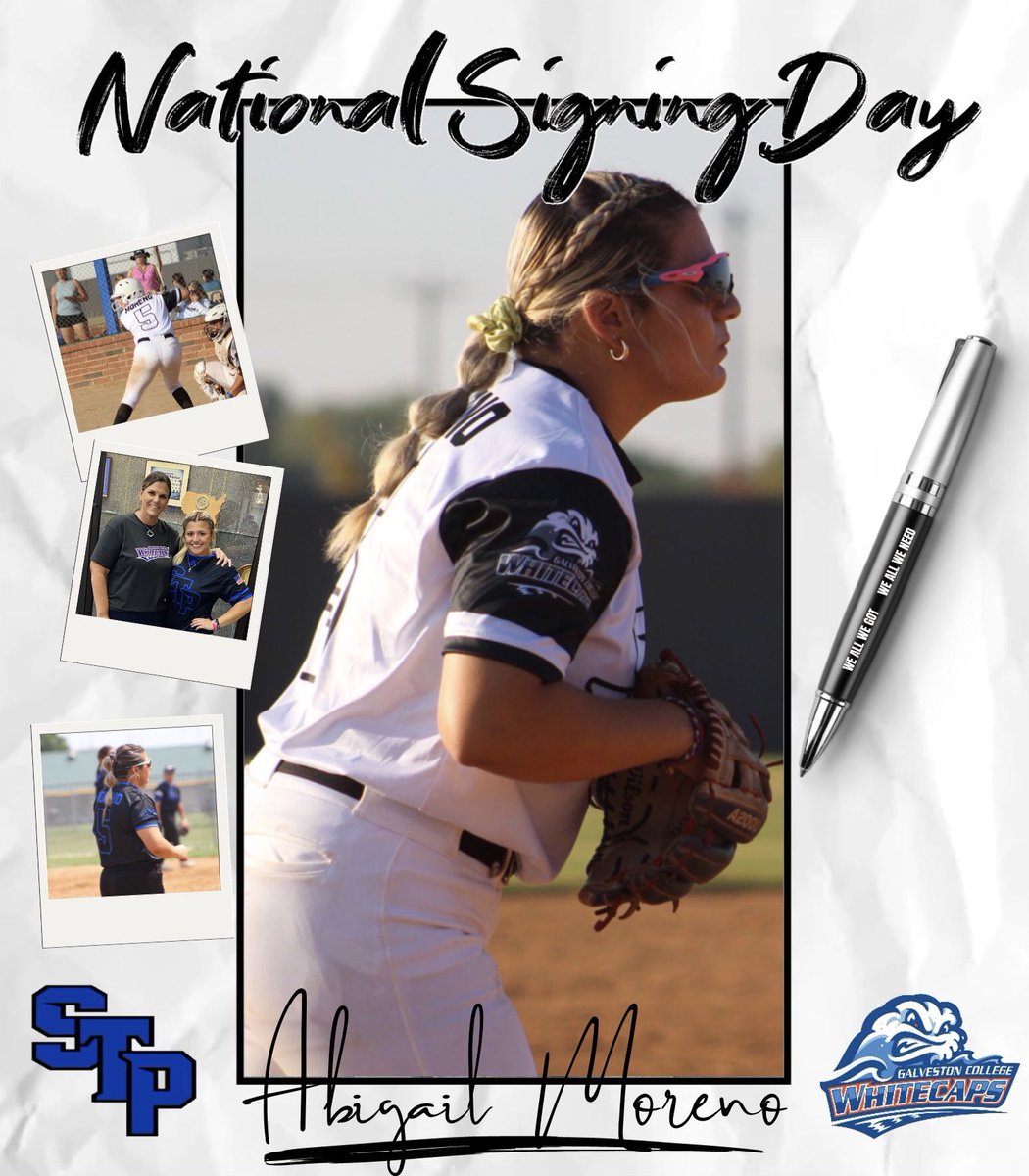 Officially official!  

𝓢𝓲𝓰𝓷𝓮𝓭 ✍️ 

Congratulations to our #5 <a href="/abbymoreno06/">Abby Moreno</a> for signing her NLI to Galveston College. 

#NationalSigningDay #WeAllWeGot #WeAllWeNeed