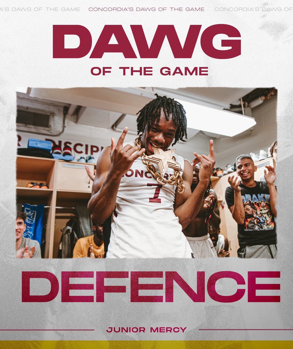 Concordia_MBB's tweet photo. Keeping it rolling! 🐝🏀

🐝 - 7️⃣9️⃣ 62 - 🔴🐦

Player of the Game:
🐝Jaheem Joseph: 26pts 15rebs 5asts 4stls

DAWG of the Game:
😤Junior Mercy: DEFENCE

📸: Dorian G Productions 
🎨: @ptdzn https://t.co/KPMLC3nrYG