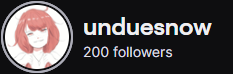 Unduesnow1's tweet photo. thank you all for being with me i dont know what to say for you all, ill do soemthing for 200 hopefully, i swear i was 100 like last week right... XD na fr fr you guys the ones <3
#VtuberEN #Vtuber https://t.co/UEGuxRscgf