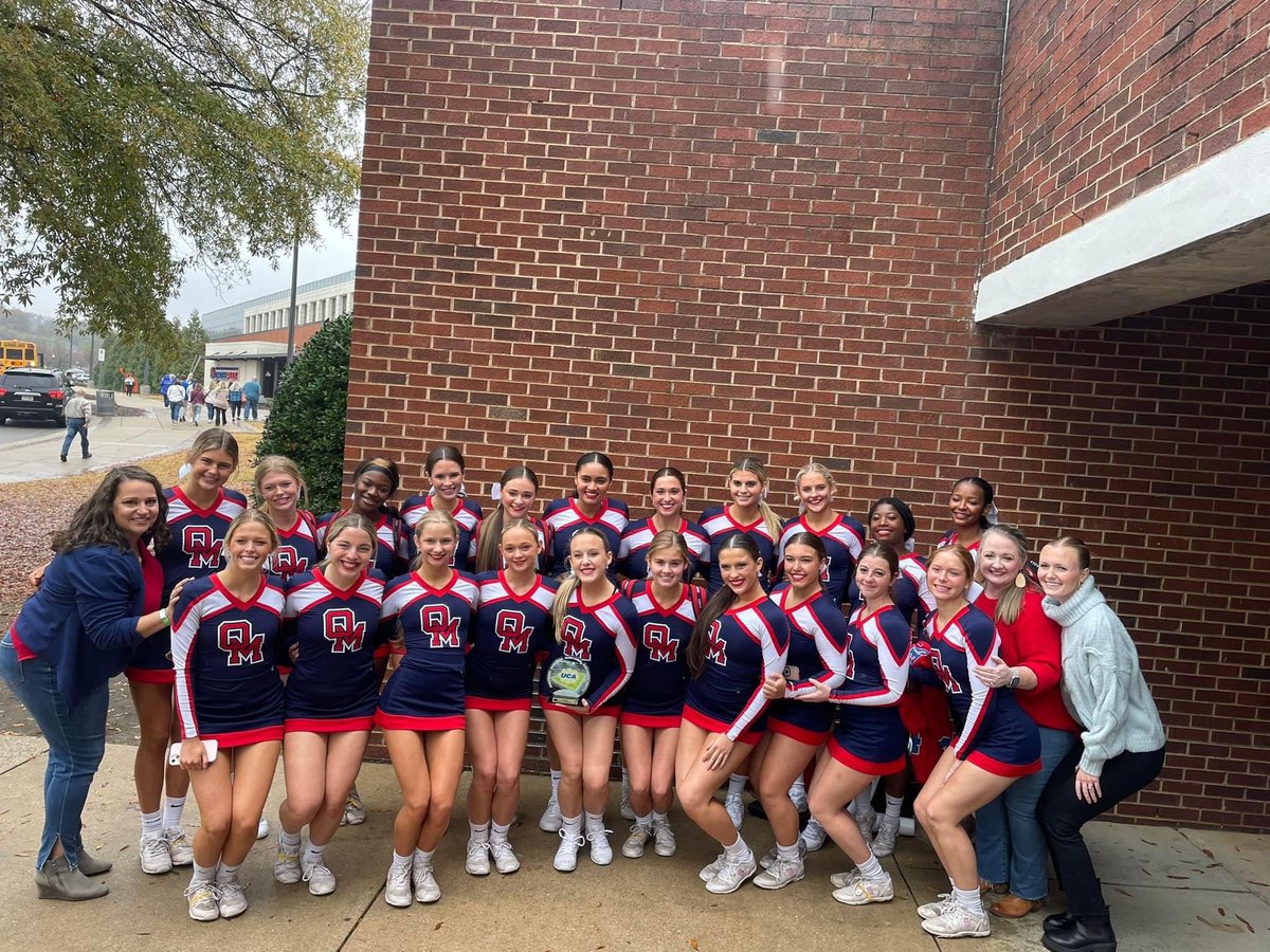 cheer_omhs's tweet photo. So excited to earn 1st place at the UCA Magic City Regional. So proud of this team &amp; their desire to be GREAT not just good. https://t.co/1uoa9RDHUu