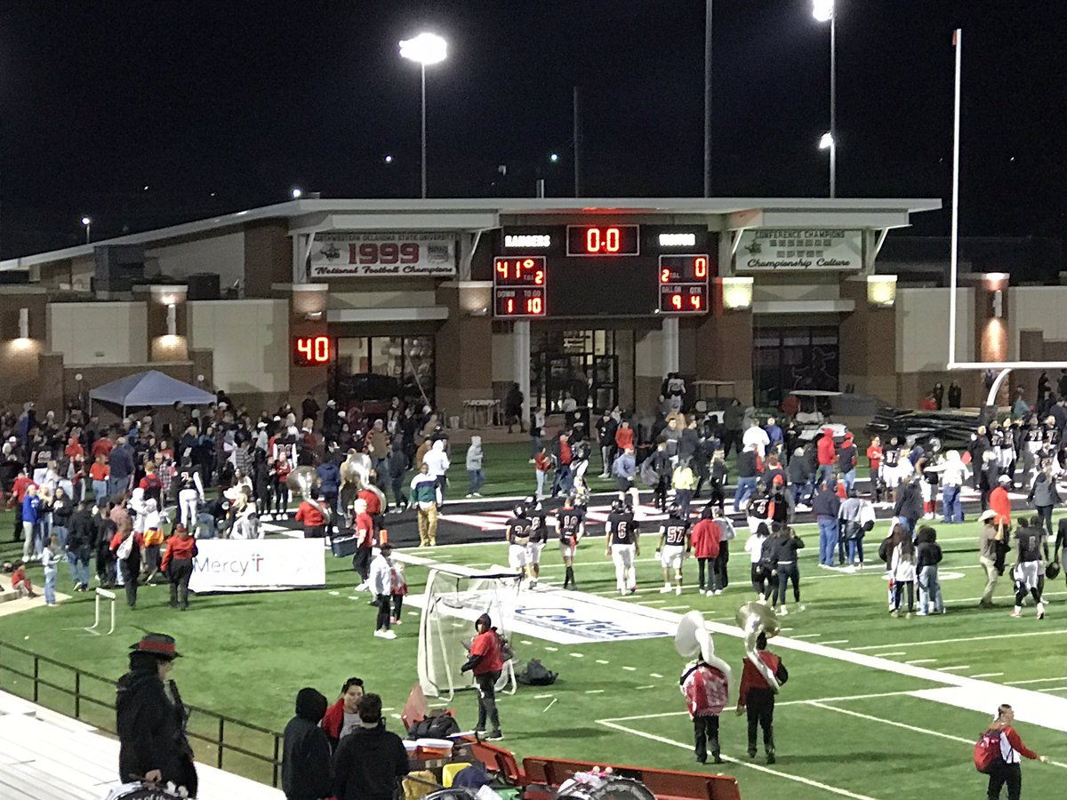 Great day to be a Ranger!! 41-0 over that school from down south!! #NWOSU #RRR
