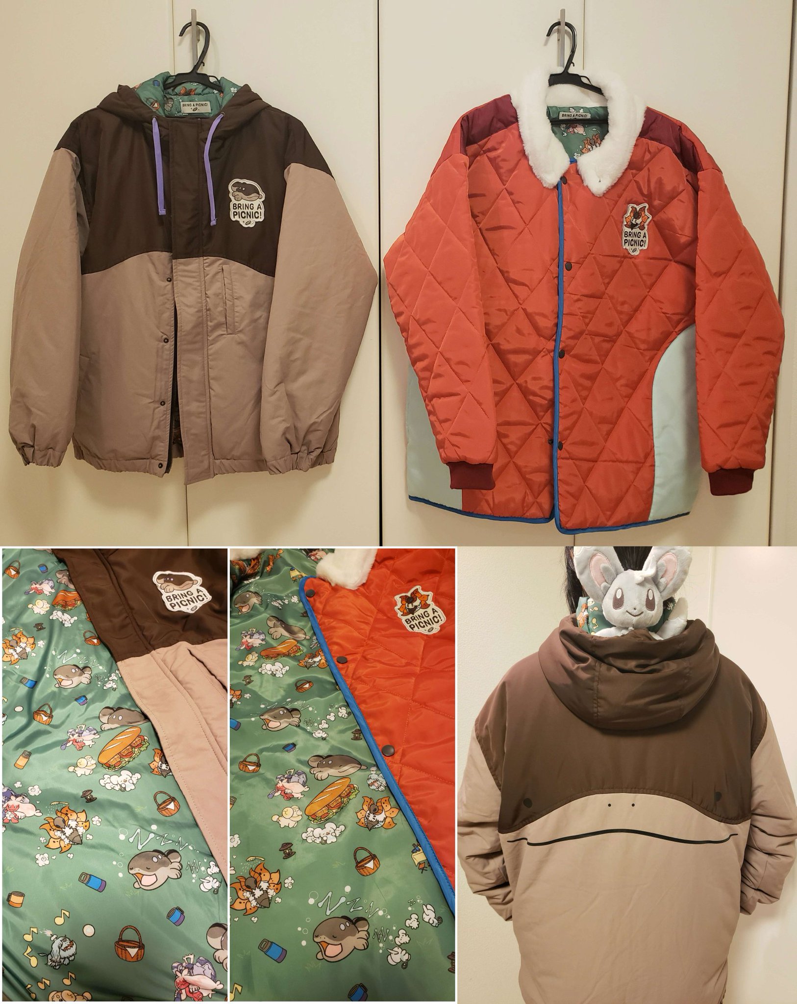 Bring a picnic! パルデアドオー　ポケモンリバーシブルアウター新品 アウター Bring a picnic! ウルガモス M/L ｜【公式】ポケモン