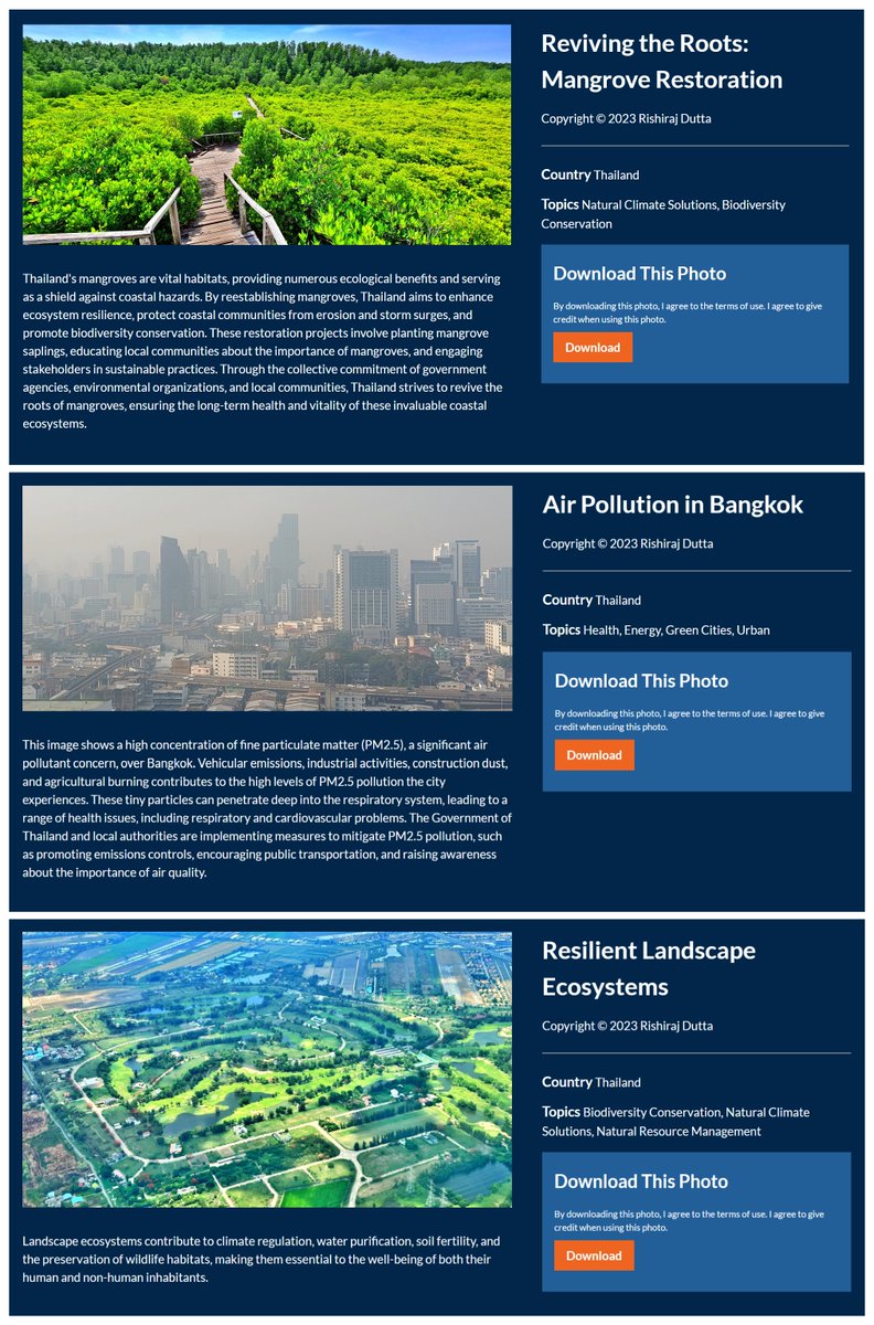 Three of my photos found a place in the USAID Climatelinks photo collection for the year 2023. The photo collection is part of 2023 Climatelinks Photo Contest.
The selected photos are available at the Climatelinks photo gallery at climatelinks.org/photo-contest/…