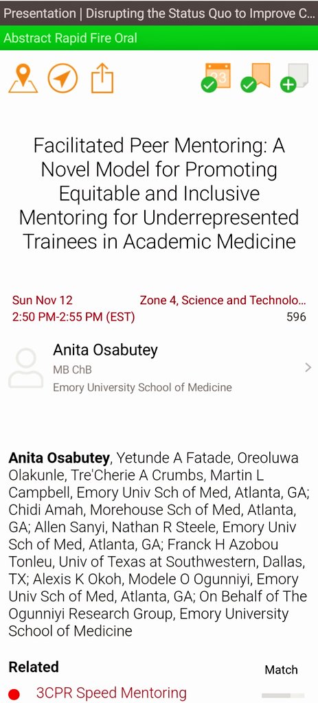 📢 To learn more about how our innovative facilitated peer #mentoring group is promoting #equitable and #inclusive #mentorship, pls. join us tomorrow! Our mission is 'to advance #cardiovascular health & #equity through #research #advocacy and #service' #AHA23 @AHAScience