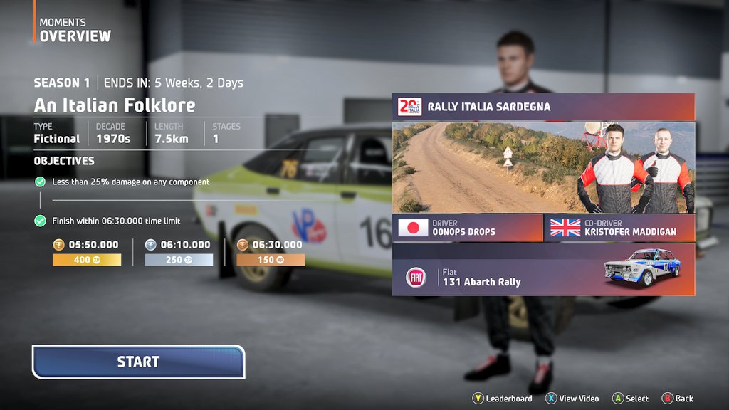 g4m4c4's tweet photo. MOMENTで遊んでます(デイリー？)
ゴールドタイムが取れません、FIAT走らせ方が分からない
#EASPORTSWRC #Xbox https://t.co/TPdSz5pdFh