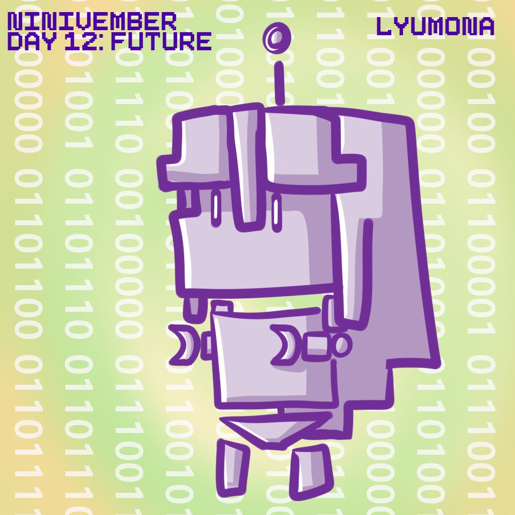 Lyumona's tweet photo. #Ninivember Day 11 & 12: Glitter & Future
HELLER ALS LICHT LEUCHTET DEIN ZAUBER
#LyumonArt https://t.co/VlNRZYrjbs