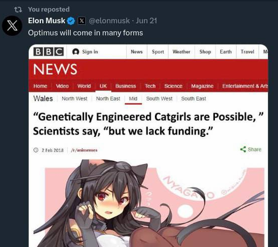 CatGirlETH's tweet photo. $CATAI IS LIVE ON UNISWAP

CA: 0x5ba5ca7a38586a41e20993878eb67296bdadad45

TG: https://t.co/MGCvOnwL7V

Website: https://t.co/GLf1gOSQdB https://t.co/oge9w2XLjX