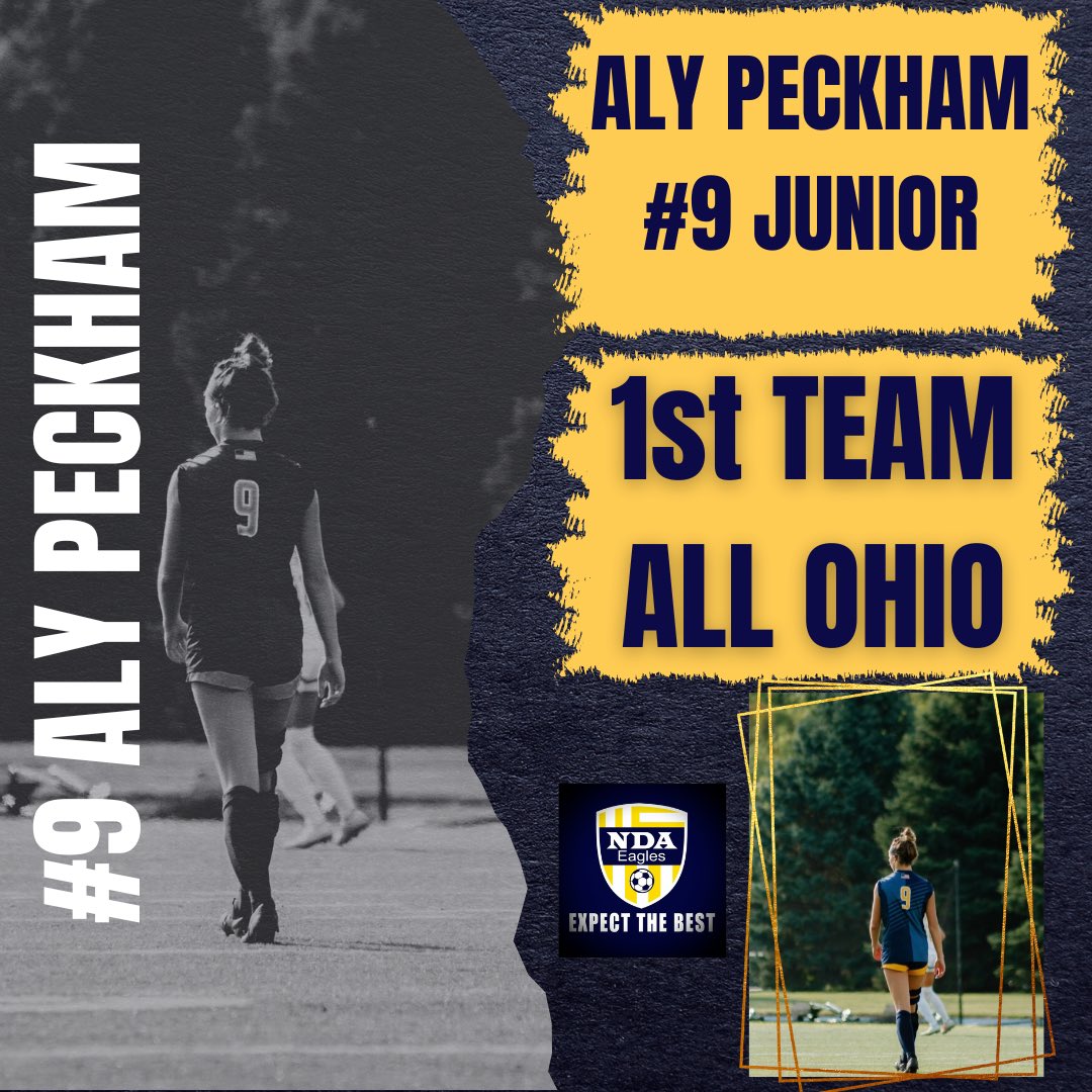 NDAsoccer1's tweet photo. 2x All Ohio. 🔥🦅⚽️

Congratulations @alypeckham !! https://t.co/Ys7qkPhuDR