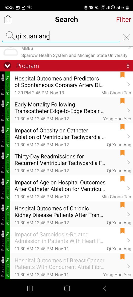 Excited to showcase eight posters selected for AHA conference 2024 which I'm proud to present 4 of these. Kudos to my most awesome teammates <a href="/DrMCTan/">Min Choon Tan</a>
<a href="/YeoYongHao/">Yeo Yong Hao</a> <a href="/jiayitanmd/">Jia Yi Tan</a> <a href="/fahimeh_talaei/">Fahimeh Talaei</a>. Big thanks to <a href="/DrJustinZLee/">Justin Z Lee</a>  <a href="/OCTJL/">JL Tan</a> for being a great mentor and keep inspiring us.