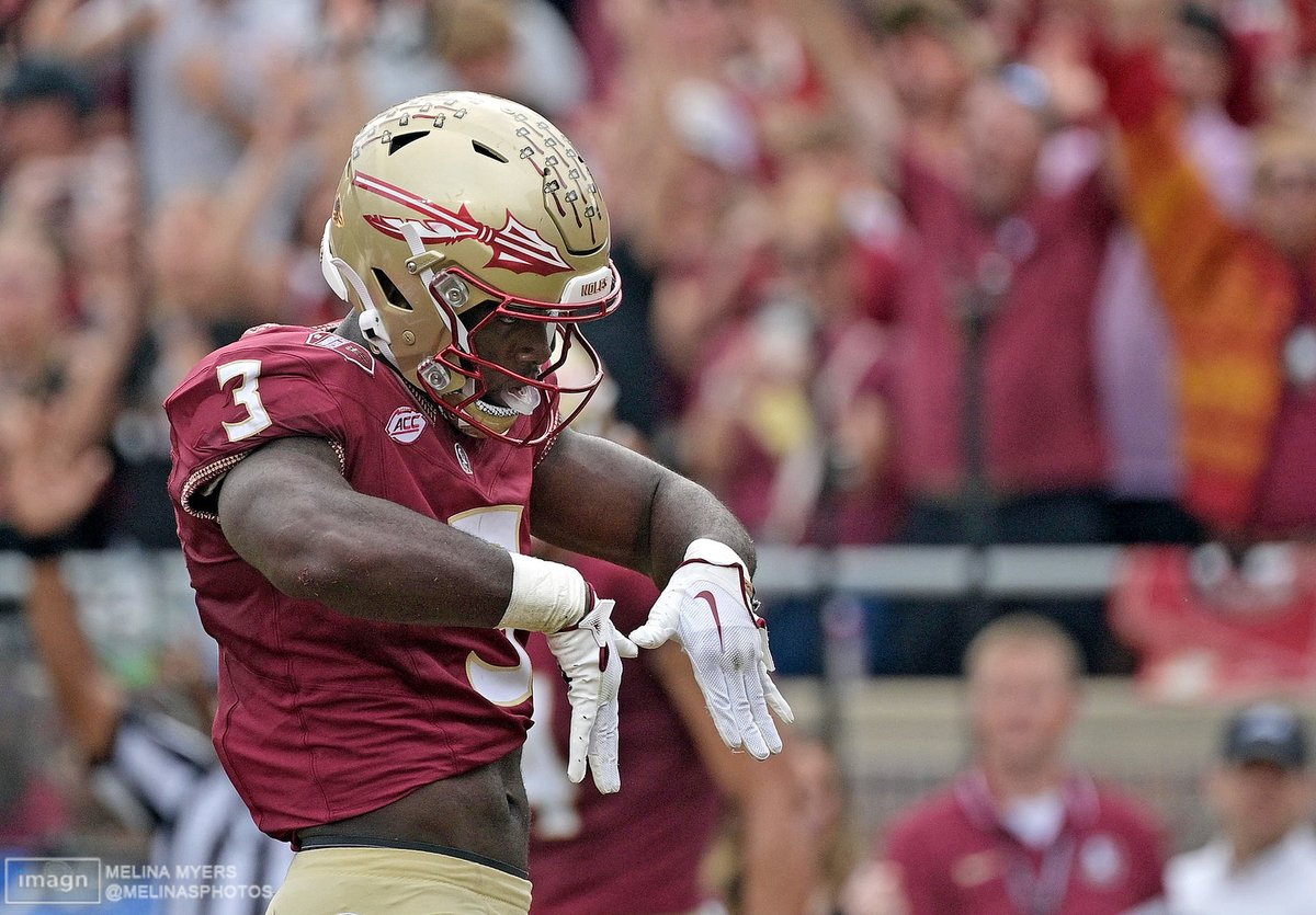 Melina Myers (@melinasphotos) on Twitter photo Trey Benson flashes the upside-down U Trey Benson flashes the upside-down U