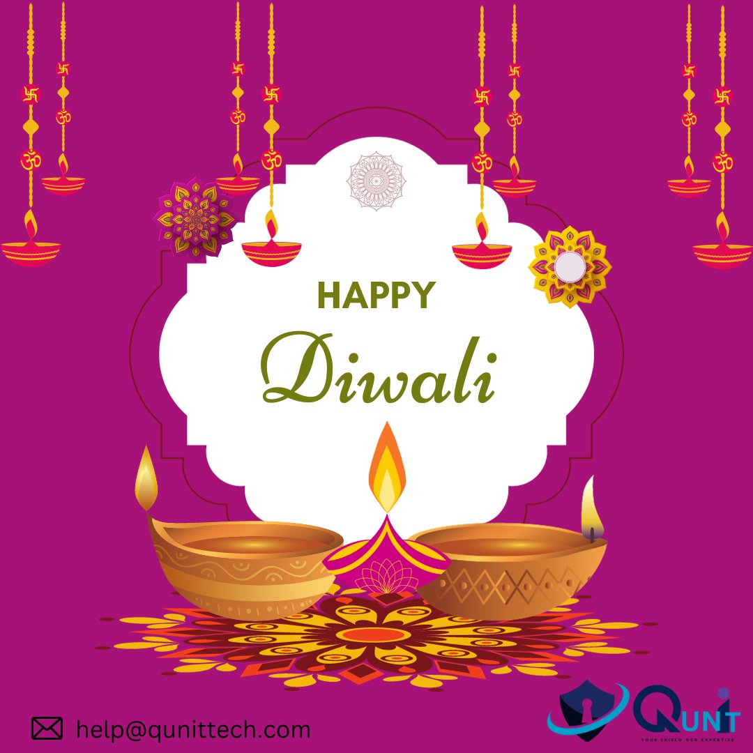 qunit0001's tweet photo. Qunit Technologies extends heartfelt Diwali wishes to all ✨✨

HAPPY DIWALI 🎆🎇🎇

#diwali #happydiwali #happydiwali2023 #diwalidecorations #diwalicelebration #diwalisweetsandsnacks #diwaligifts #qunittech #qunittechnologies #cybersecurity #cybersecurityservices https://t.co/T1fohPZVxA