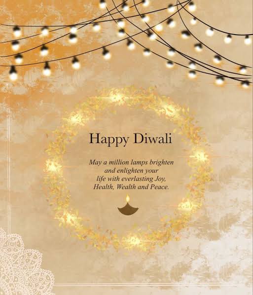 Dear Folks!! May millions of lamps illuminate your life with joy, prosperity, health and wealth forever. Wishing you and your family a very Happy Diwali. Let us celebrate the great Indian Tradition of Sharing and spreading Joy, Light, Sweets & Happiness!! 🪔 🪔🪔🪔🪔🪔