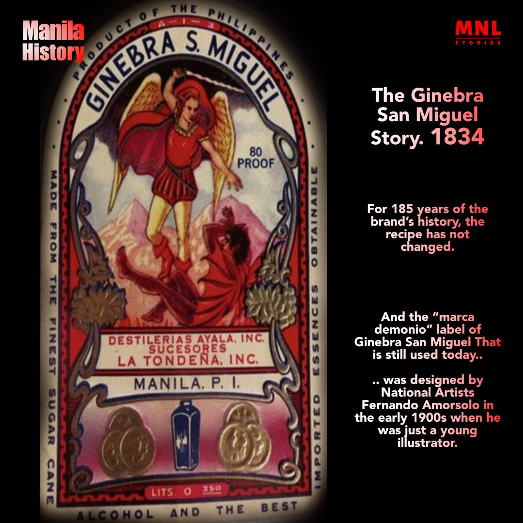 mnlstories's tweet photo. Did you know who made the iconic “marca demonyo“ logo of the country’s most popular alcohol?

#manilaTrivias #ginebraSanMiguel #manilaStories https://t.co/fX7MWUe13c