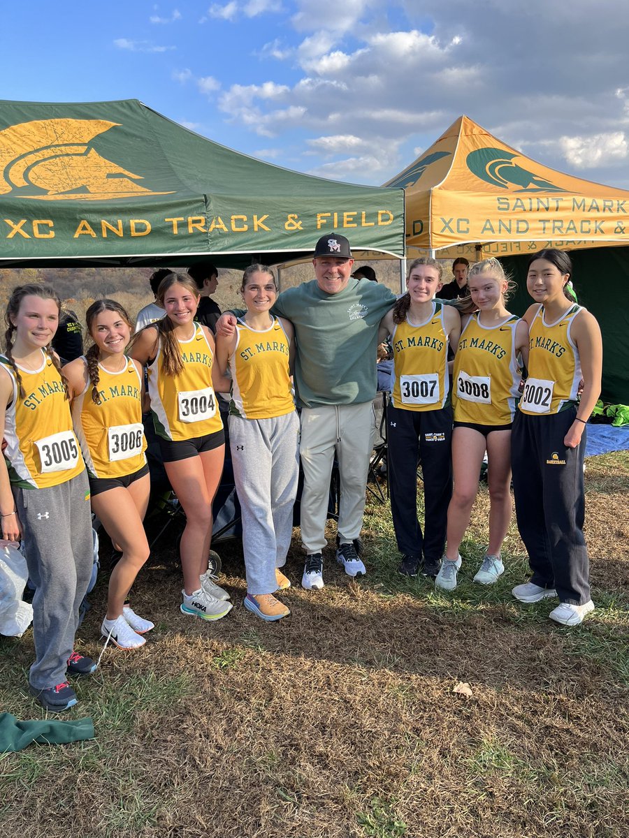 SMXC boys finished 2nd overall and girls finished 9th at the DIAA state meet! <a href="/SaintMarksHS/">Saint Mark's High School</a> 🥈