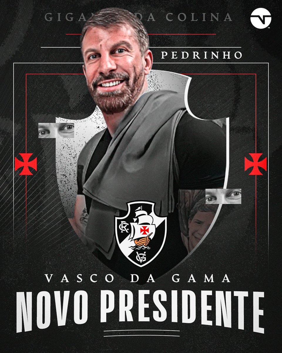 TNTSportsBR's tweet photo. ÍDOLO COMO JOGADOR E VIROU PRESIDENTE DO VASCO! 💢 Pedrinho foi eleito presidente do Vasco neste sábado. https://t.co/iwwGsywSWw