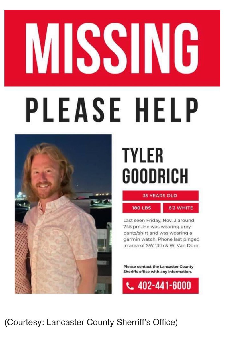 As the search for Tyler Goodrich enters its second week, community search efforts have intensified, and Goodrich’s family is speaking about his disappearance. klin.com/2023/11/10/fam…