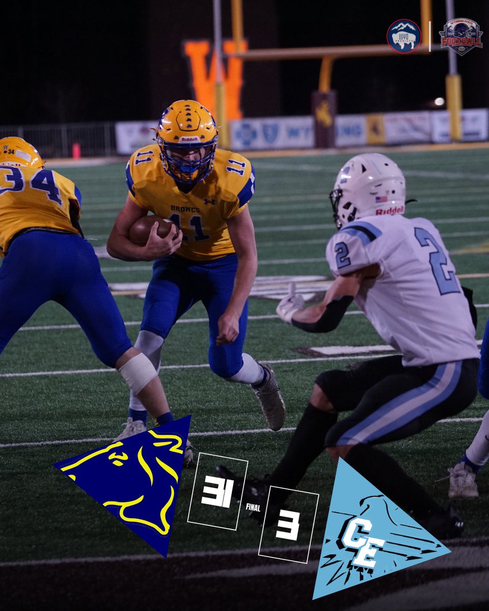 The Dynasty continues for the Broncs. 🏈🏆 they are 4A Champs

#WyoHsSports #WyoFB #StateChamps
