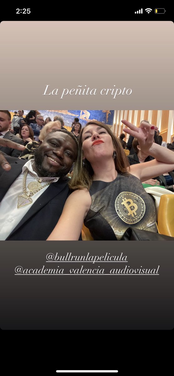 AnaRamonRubio's tweet image. 💣 💣 💣 BULL RUN MEJOR DOCUMENTAL Y MEJOR CANCIÓN EN LOS PREMIOS BERLANGA 💣 💣 💣 Mil gracias @avav_valencia 🚀 #tothemoon #Bitcoin @COSABONAFILMS @Bullrunlapeli