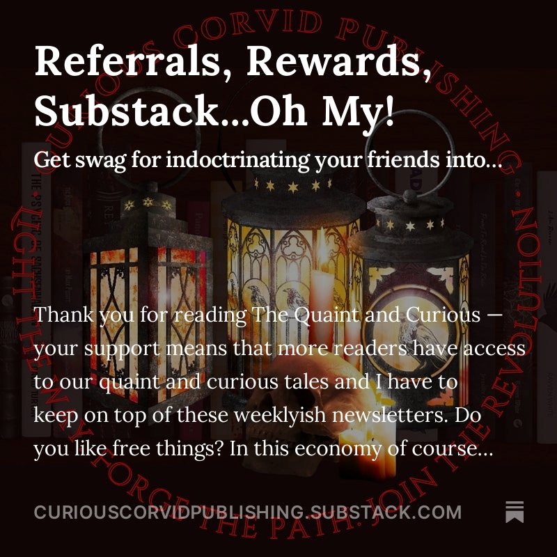 Our new substack is up and look...rewards! open.substack.com/pub/curiouscor…