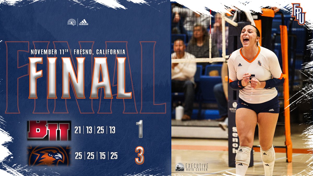 🏐 | Special kind of Senior Sendoff!

'Birds Blast Biola in Four Sets behind Super Seniors Makena Ogas, Corinne Acosta and a big assist from Mia Gilcrest.

#TeamFPU | #BackTheBirds