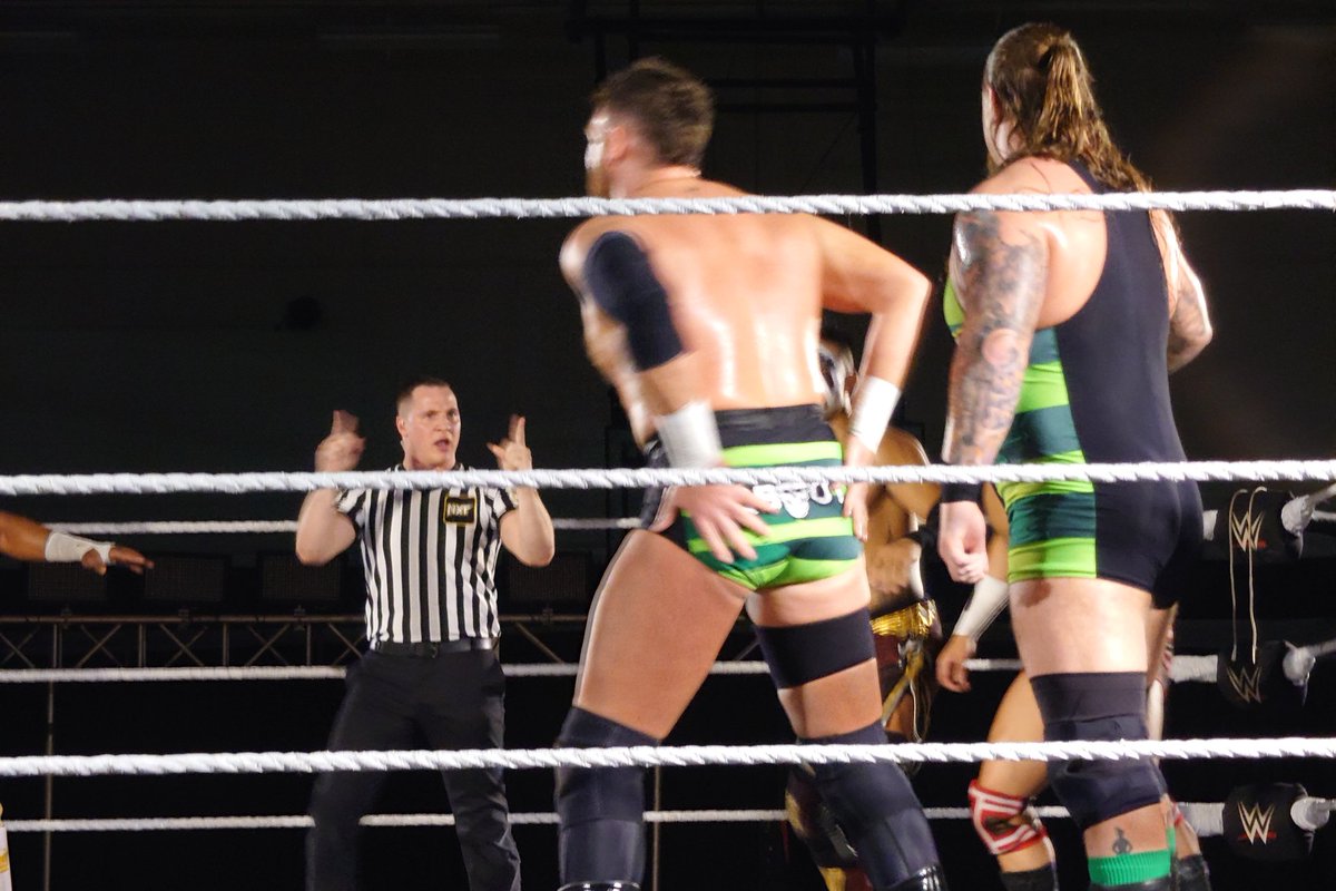 JeffReidUP's tweet photo. #NXTOrlando A Fatal 4-Way contendership match for a future tag team title shot! #GBOT https://t.co/9TBQkGsu6Z
