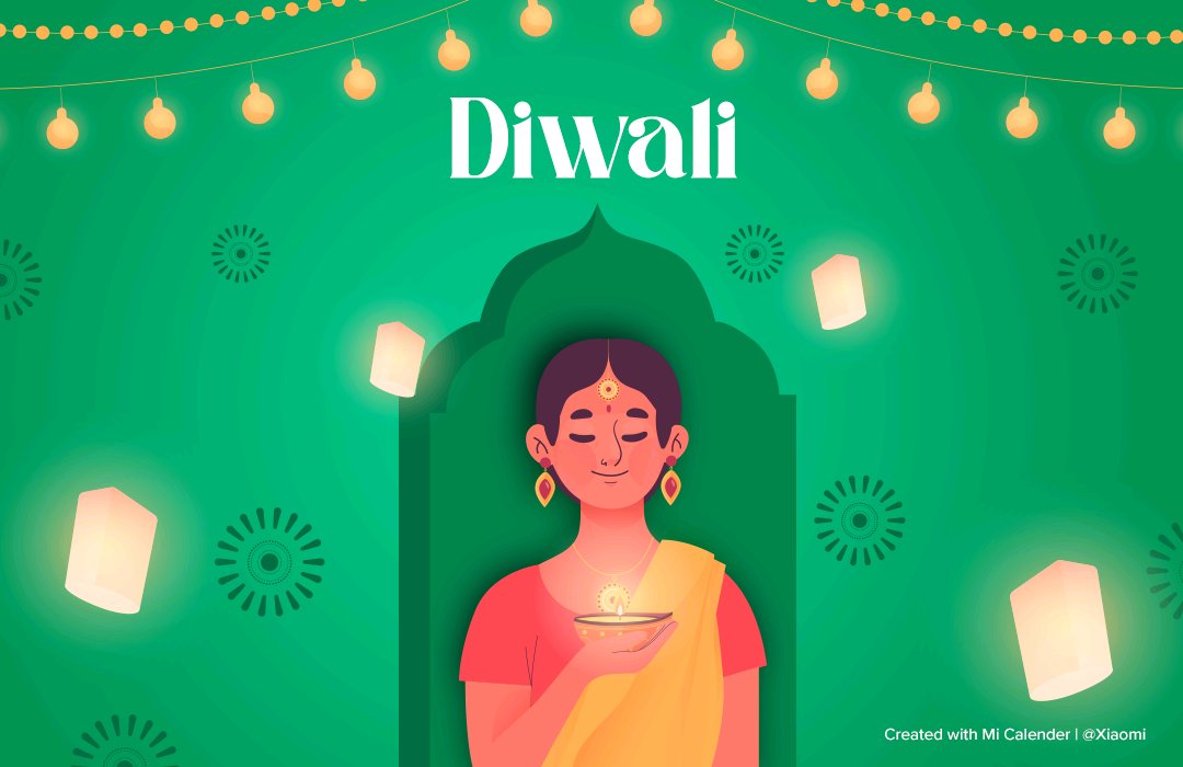 May the diyas of Diwali illuminate your life and guide you towards a brighter future.

Mi Fan Club Bhubaneswar is Wishing you All a Happy and Prosperous Diwali 🎉✨🎊
#DiwaliWithMi 
#HappyDiwali #Diwali2023 #FestivalOfLights #DiwaliGreetings
@s_anuj @hawkeye @atytse @PrateikDas