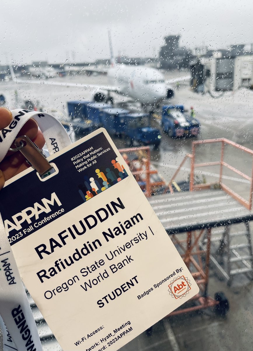 rnajamr's tweet image. It was an amazing experience attending #2023APPAM and meeting great scholars. Discussions with faculty, practitioners and students were absolutely insightful. It was inspiring to see the innovative ideas and enthusiasm from fellow attendees, especially the students.