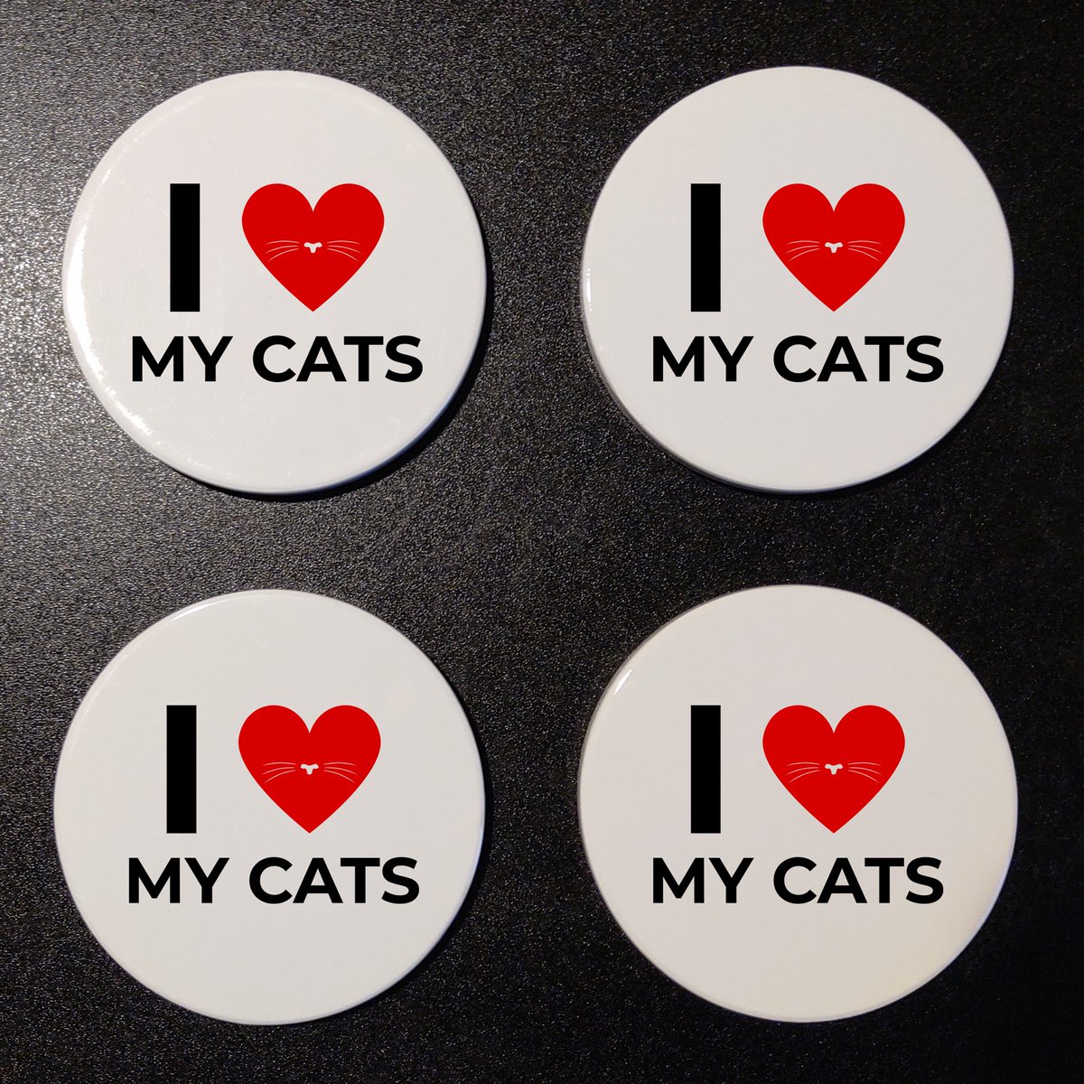 Happy Caturday!!! 😺🎉  Check out my 'I ❤️ My Cat' and 'I ❤️ My Cats' Round Ceramic Drink Coasters, which are available in my Etsy Shop!

bethysbootique.etsy.com/listing/113550…
.
.
#etsy #etsyseller #etsyshop #etsyfinds #coaster #coasters #drinkcoaster #cat #cats #catlover #catlovers #caturday