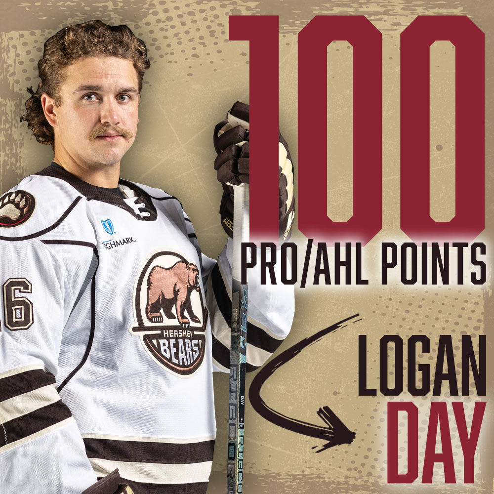 And that's pro / <a href="/TheAHL/">American Hockey League</a> point No. 💯 for Logan Day!