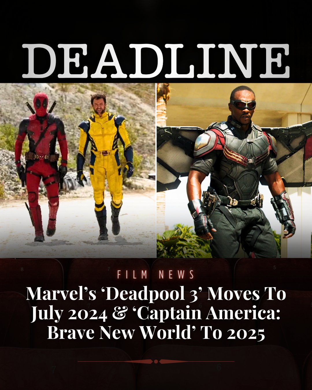 Deadpool 3' Tops Most Anticipated 2024 Movies Survey