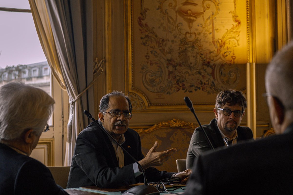 AmbNum's tweet image. #IndiaStack, #diplonum US avec @ncfick, penseurs de la Tech réunis par @EmmanuelMacron…