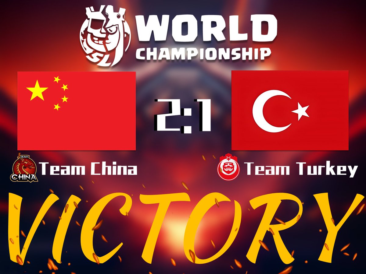 🇨🇳 <a href="/TeamChinaCR/">TeamChinaCR</a>｜<a href="/CR_Supremacy/">Supremacy League</a>

🏆 Supremacy World Championship 
⚔️ Qualifier - Round 3
🆚 <a href="/TurkishCR/">Türkiye 🇹🇷</a> 🇹🇷
✅ 2-1

✅ 3 wins out of 3, on the brink of qualification 👀

🇨🇳 @Butterfly18_151
🇨🇳 <a href="/Higher_CR/">Higher-CR</a> ⭐️
🇨🇳 <a href="/Infinity0435/">Infinity</a>
🇨🇳 <a href="/Kirus_cr/">蔑 视</a>
🇨🇳 <a href="/niuzi_cr/">帅气高冷男神</a>
🇨🇳 <a href="/YokoClashRoyale/">Yokosub</a> ⭐️

#CNCRWIN