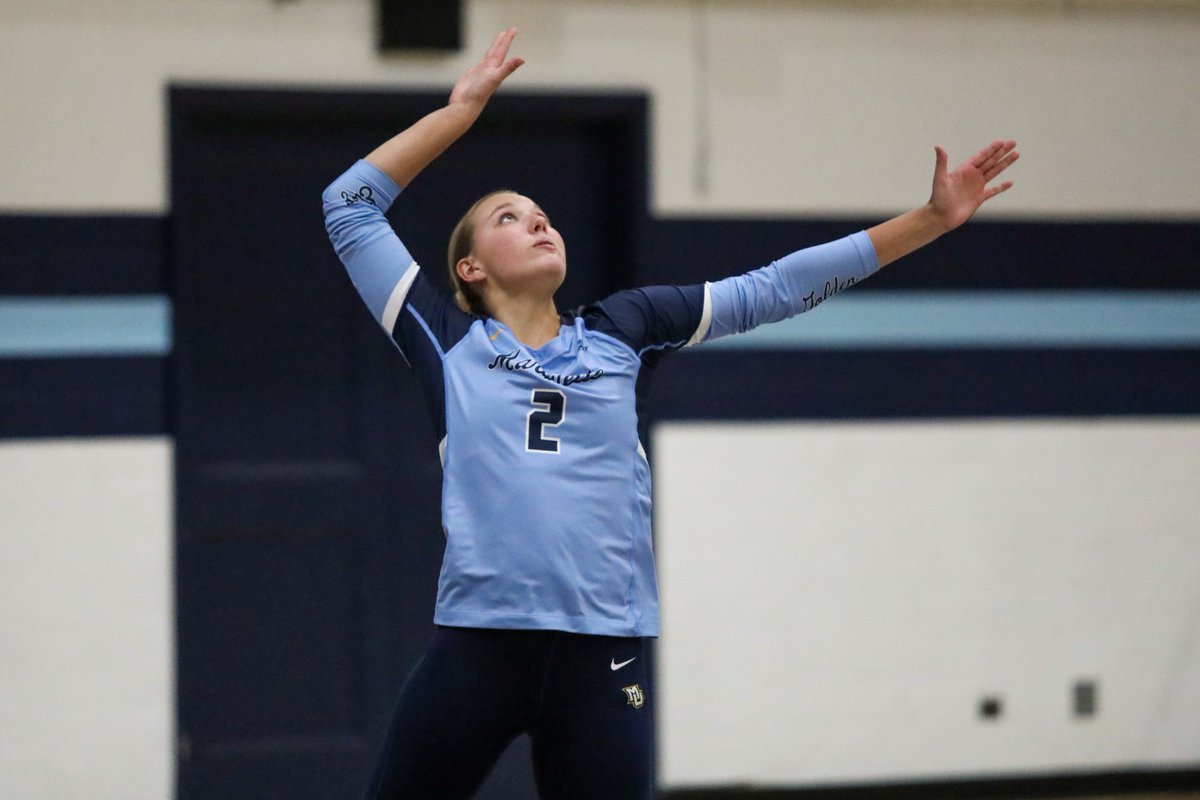MarquetteVB's tweet photo. Jenna Reitsma posts 18 kills and 11 digs as MU hits .350 in a 3-1 win at Villanova on Saturday evening. The Golden Eagles now return to Milwaukee for their final home weekend. #WeAreMarquette 

STATS/RECAP ⬇️
https://t.co/17pEUgziCM https://t.co/PDygRDONm6