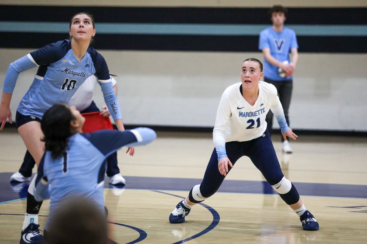 MarquetteVB's tweet photo. Jenna Reitsma posts 18 kills and 11 digs as MU hits .350 in a 3-1 win at Villanova on Saturday evening. The Golden Eagles now return to Milwaukee for their final home weekend. #WeAreMarquette 

STATS/RECAP ⬇️
https://t.co/17pEUgziCM https://t.co/PDygRDONm6
