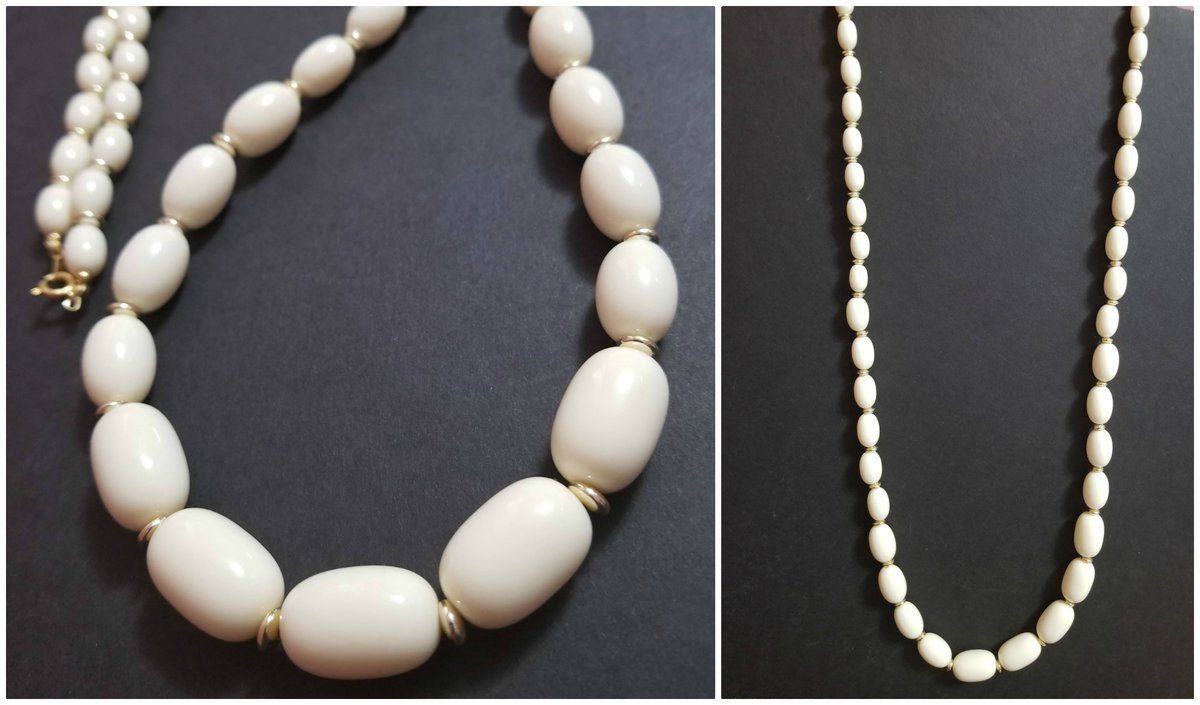 TeriE's tweet photo. CLASSIC White #GraduatedBead Oval Bead Necklace w Gold Tone Spacers 30"
#VINTAGE60s #vintagegifts #jewelry #giftideas #fallfashion #vintagestyle #classicstyle #accessories #beads #necklace #vintage1960s #whiteandgold #winterwhite
https://t.co/q6hGV5atQH #eBay via @eBay https://t.co/eEye8pIpQV