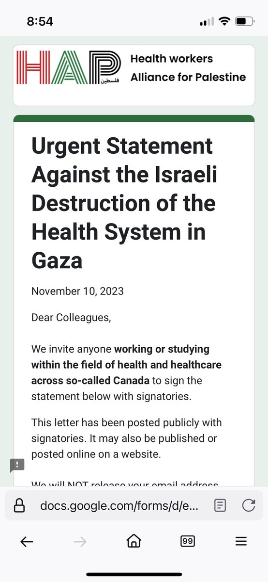 700+ members of the healthcare community standing up. 

docs.google.com/forms/u/1/d/e/…