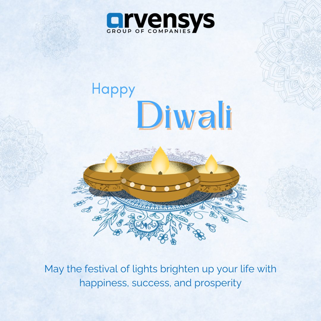 Arvensys_group's tweet photo. Wishing you a Diwali filled with love, laughter, and the sweetness of festivities. May this auspicious occasion bring success and prosperity!
#arvensys #arvensysgroup #diwali #happydiwali #india #diwaliwishes #festiveseason #festivevibe #festivalwishes https://t.co/2NypjdyeQ1