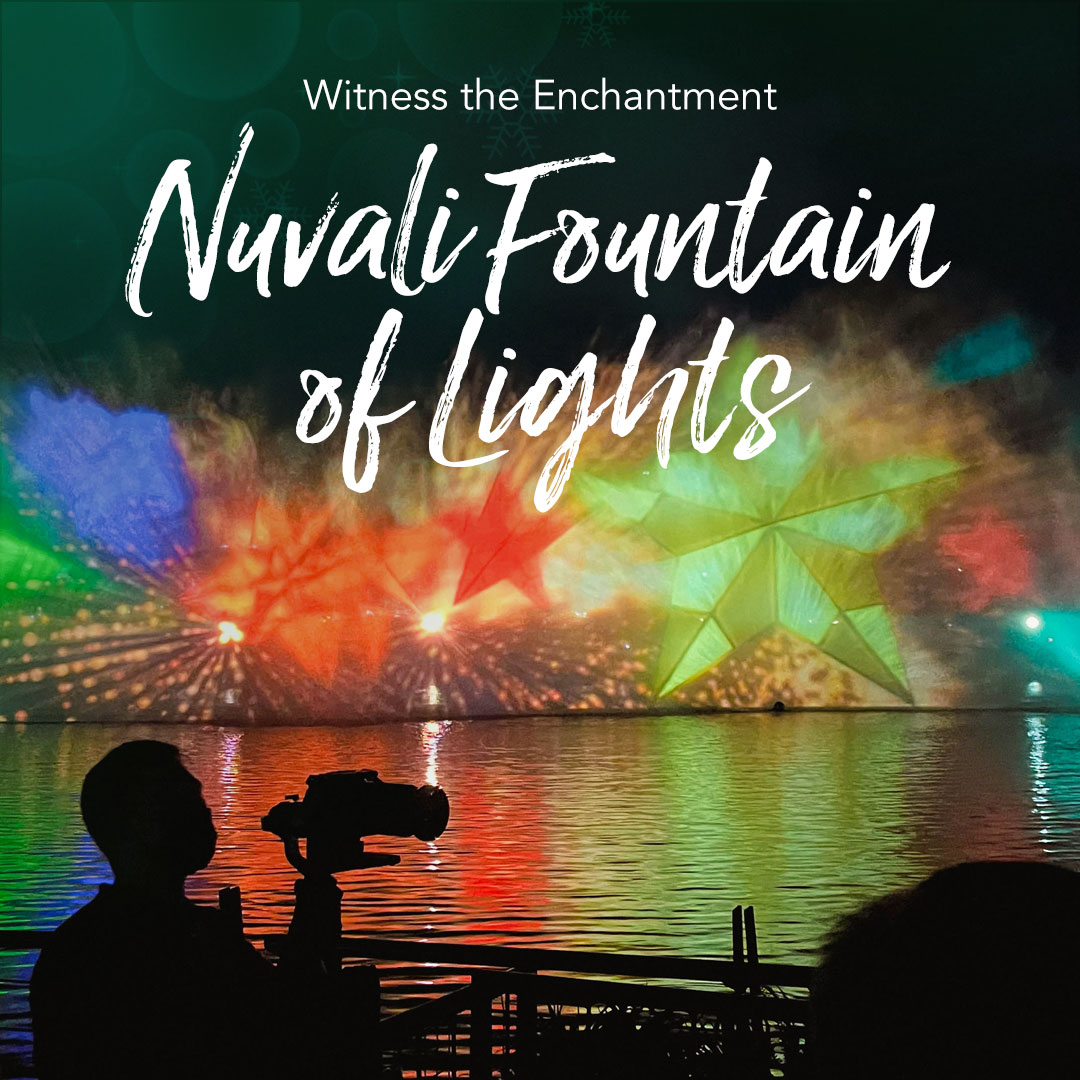 Witness the magic! As Nuvali formally welcomes the holiday season, we invite the community to witness the spectacular Nuvali Fountain of Lights on November 17, 2023. Let’s ignite the holiday spirit within you. 💫

#ChristmasWithAyalaLand