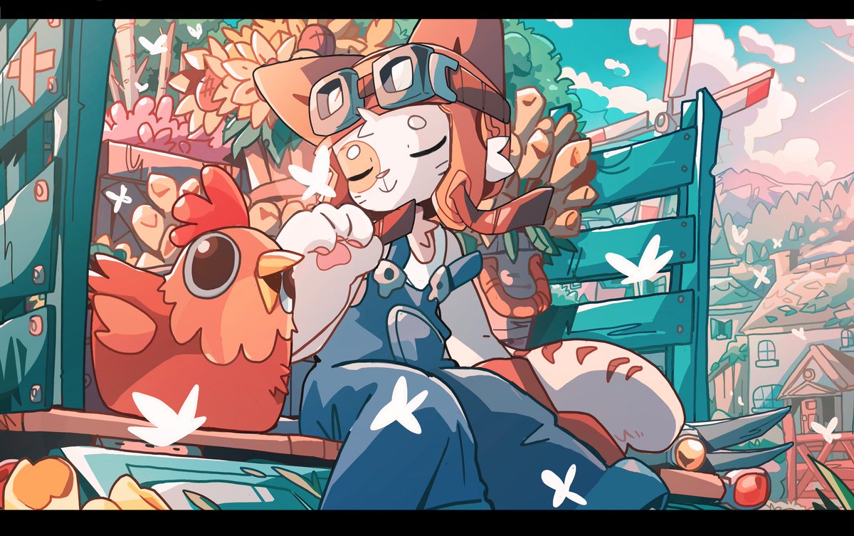 Blooming Season🌻🌻🌻🌺🌸
#furryartwork #furry #furryart