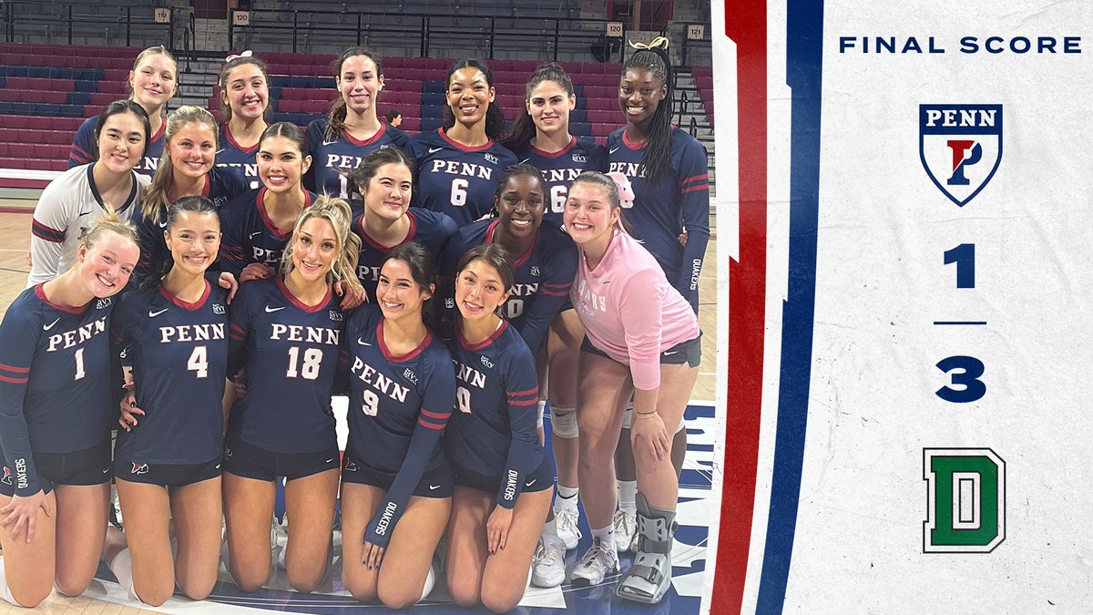 Great group, sad to see this senior class go. 📰 bit.ly/3su4s1c #FightOnPenn ❤️💙🏐