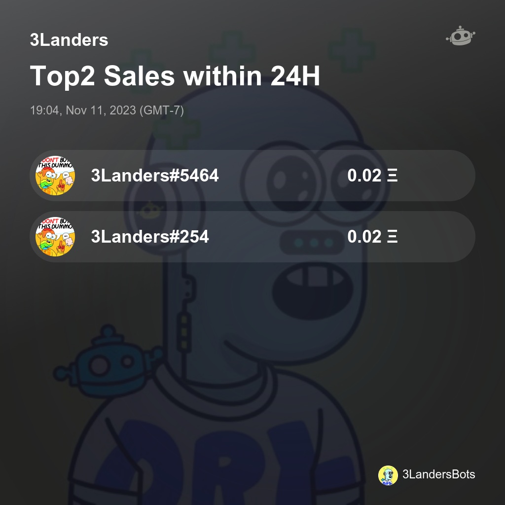 3Landers Sales Bot 🤖️ tweet media