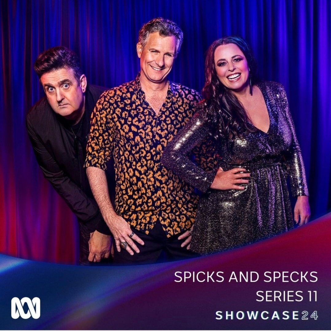 Overjoyed to hear the news that @adamhillscomedy, Alan Brough and @MyfWarhurst are returning to ABCTV in 2024 for Series 11 of #SpicksAndSpecks. 🎶 😊