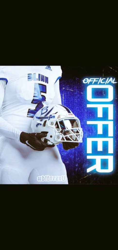 #AGTG After A Great Conversation With <a href="/DrewColemanSr30/">Coach Drew Coleman Sr</a> i'm blessed to receive a offer from Blinn College! <a href="/TheCoachRWells/">Coach Wells</a> <a href="/Coach_Schill/">Coach Schilling</a> <a href="/thevillfootball/">The Vill Football</a> <a href="/DSnokhous/">David Snokhous</a>