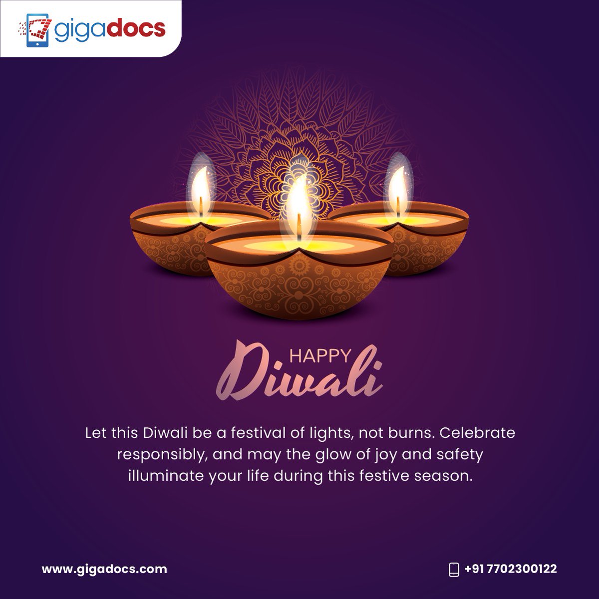 gigadocs's tweet photo. Wishing you a very Happy Diwali filled with joy, prosperity, and most importantly, good health. May this festival of lights bring you and your loved ones an abundance of happiness, success, and well-being. 
@Gigadocs #HappyDiwali #diwalifestival #Diwali #happydiwali2023 #gogreen https://t.co/BpWG0nNf7A